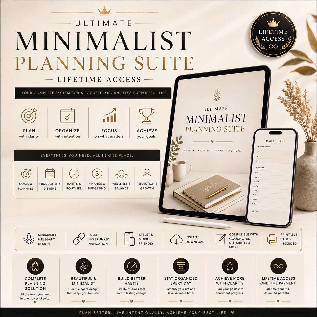 Ultimate Minimalist Planning Suite – Lifetime Access